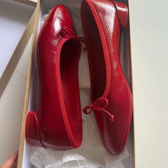Christian Louboutin - Sweetie Jane Flat - Red - 38.5 - Picture 2 of 12